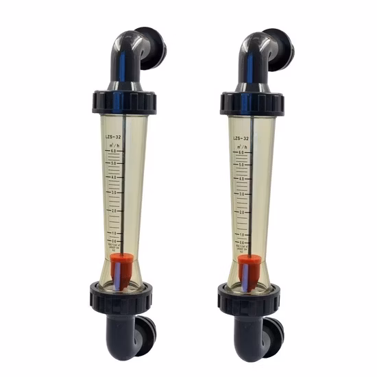 High Flowrate Plastic Metal Tube Rotameter with Digital Output