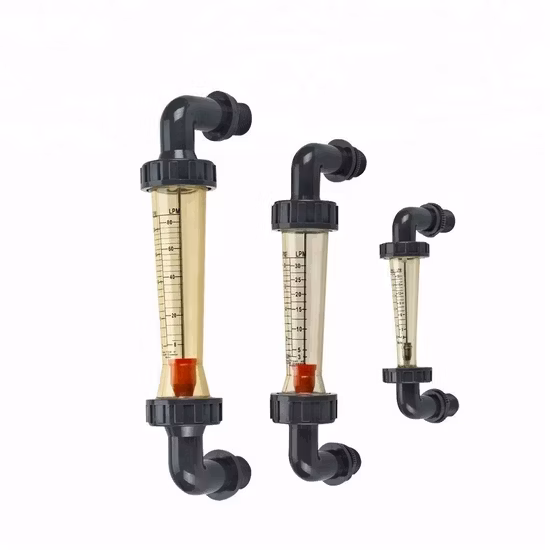 High Flowrate Plastic Metal Tube Rotameter with Digital Output